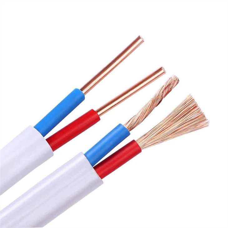 450/750V BVVB Flat Copper Electrical Wire for House Wiring